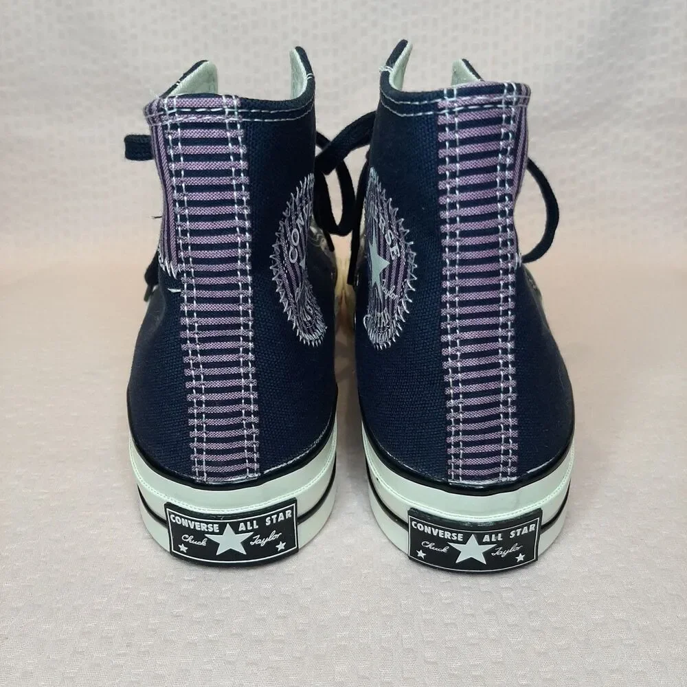 CONVERSE NAUTICAL PREP Obsidian Women Size 7 Chuck Taylor High Top Sneakers - Picture 4 of 9